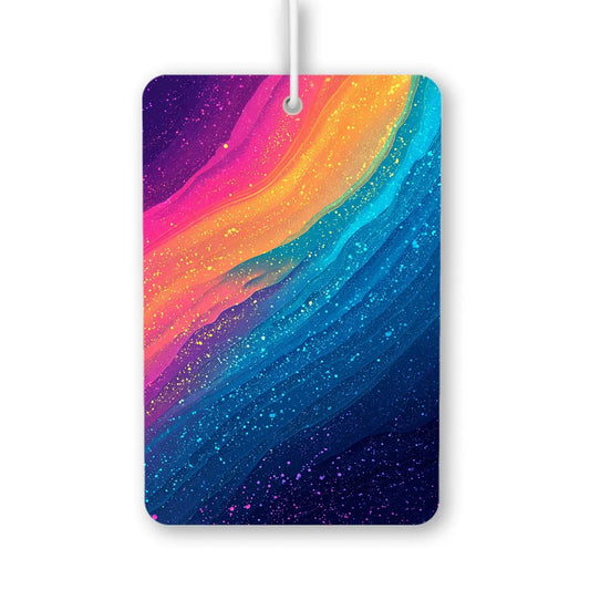 Vibrant Galaxy Swirl Air Freshener