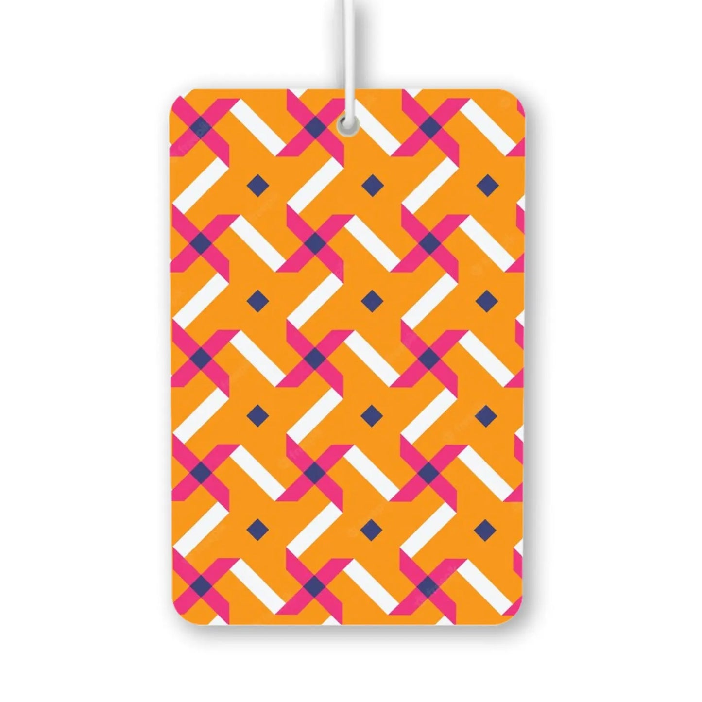 Vibrant Geometric Pattern Air Freshener