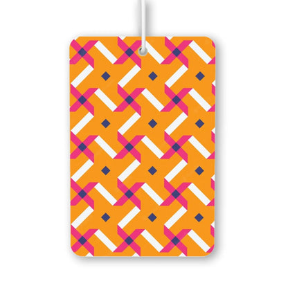 Vibrant Geometric Pattern Air Freshener