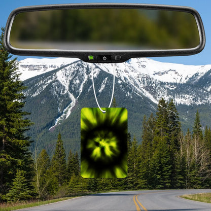 Vibrant Green Burst Air Freshener
