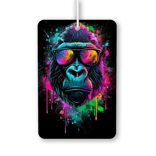 Vibrant Jungle Gorilla Art Air Freshener