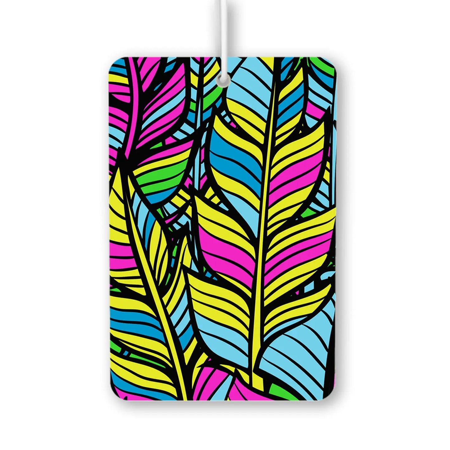 Vibrant Leaf Pattern Air Freshener