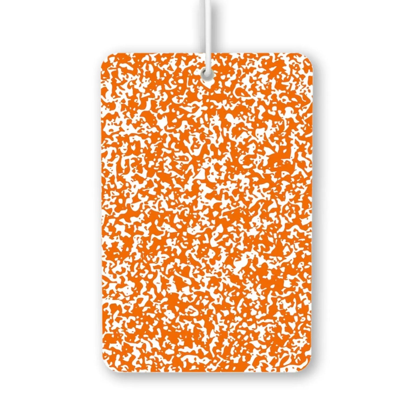 Vibrant Orange Abstract Pattern Air Freshener