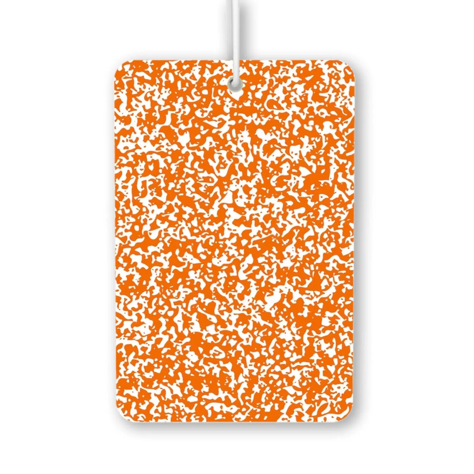 Vibrant Orange Abstract Pattern Air Freshener