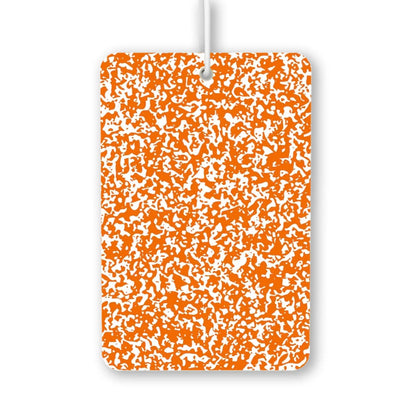 Vibrant Orange Abstract Pattern Air Freshener