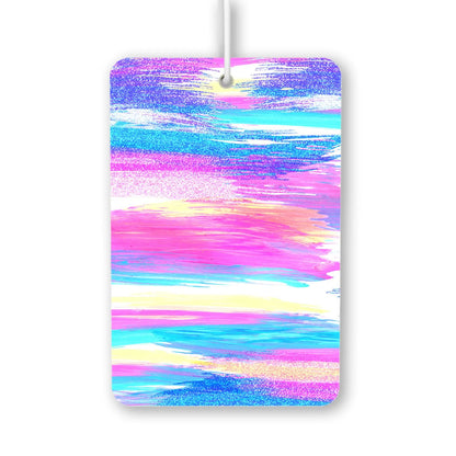 Vibrant Pastel Brush Stroke Air Freshener