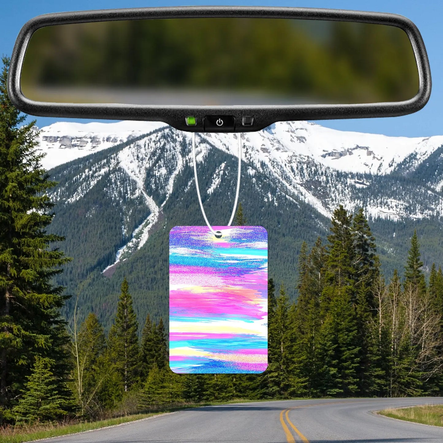 Vibrant Pastel Brush Stroke Air Freshener