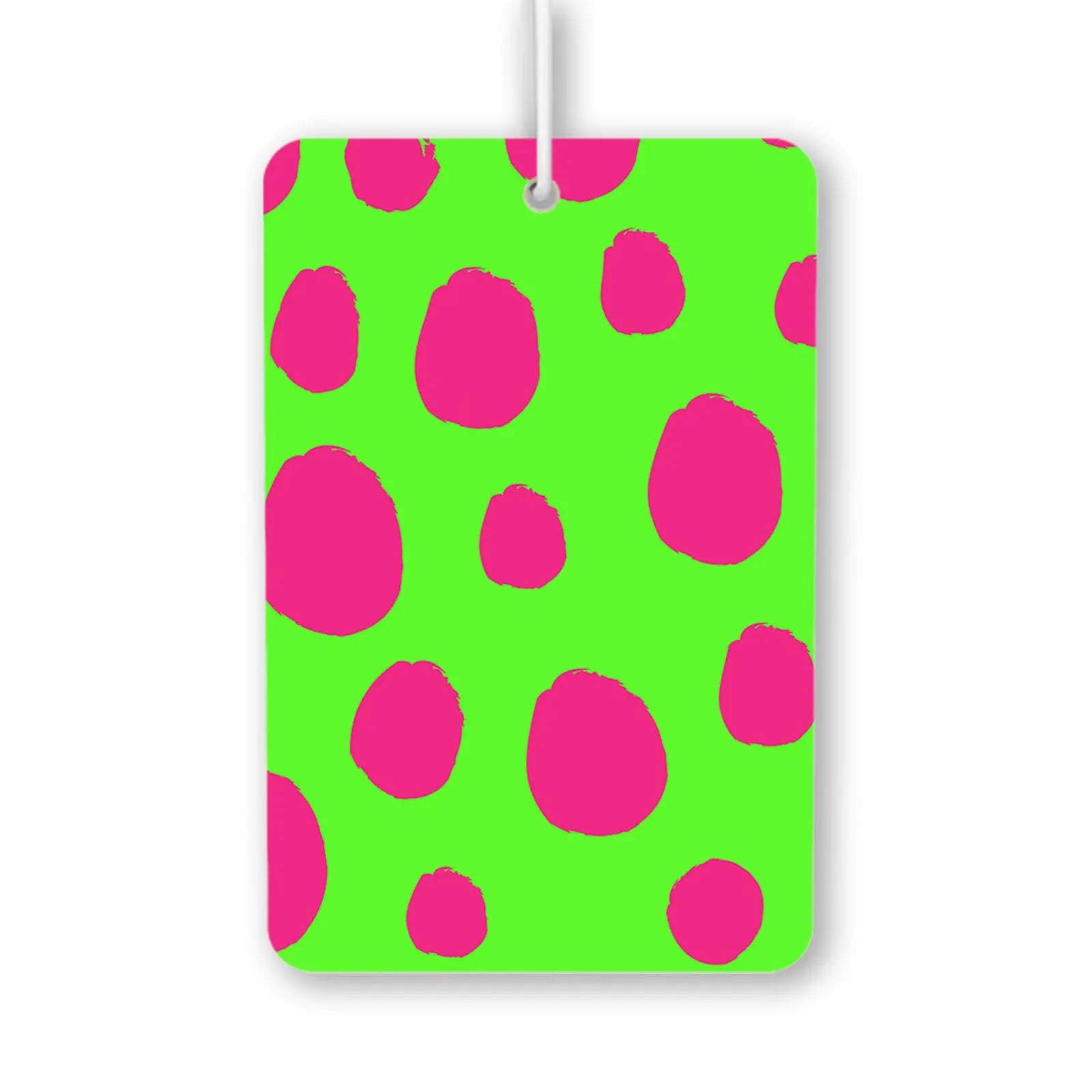 Vibrant Pink Polka Dot Air Freshener