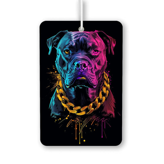 Vibrant Pitbull Art Air Fresheners