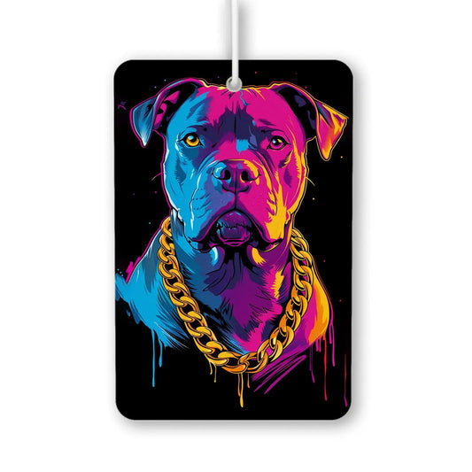 Vibrant Pitbull Art Scent Diffuser Air Fresheners