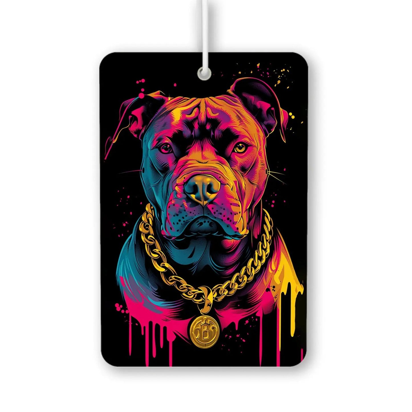 Vibrant Pitbull Artistry Air Fresheners