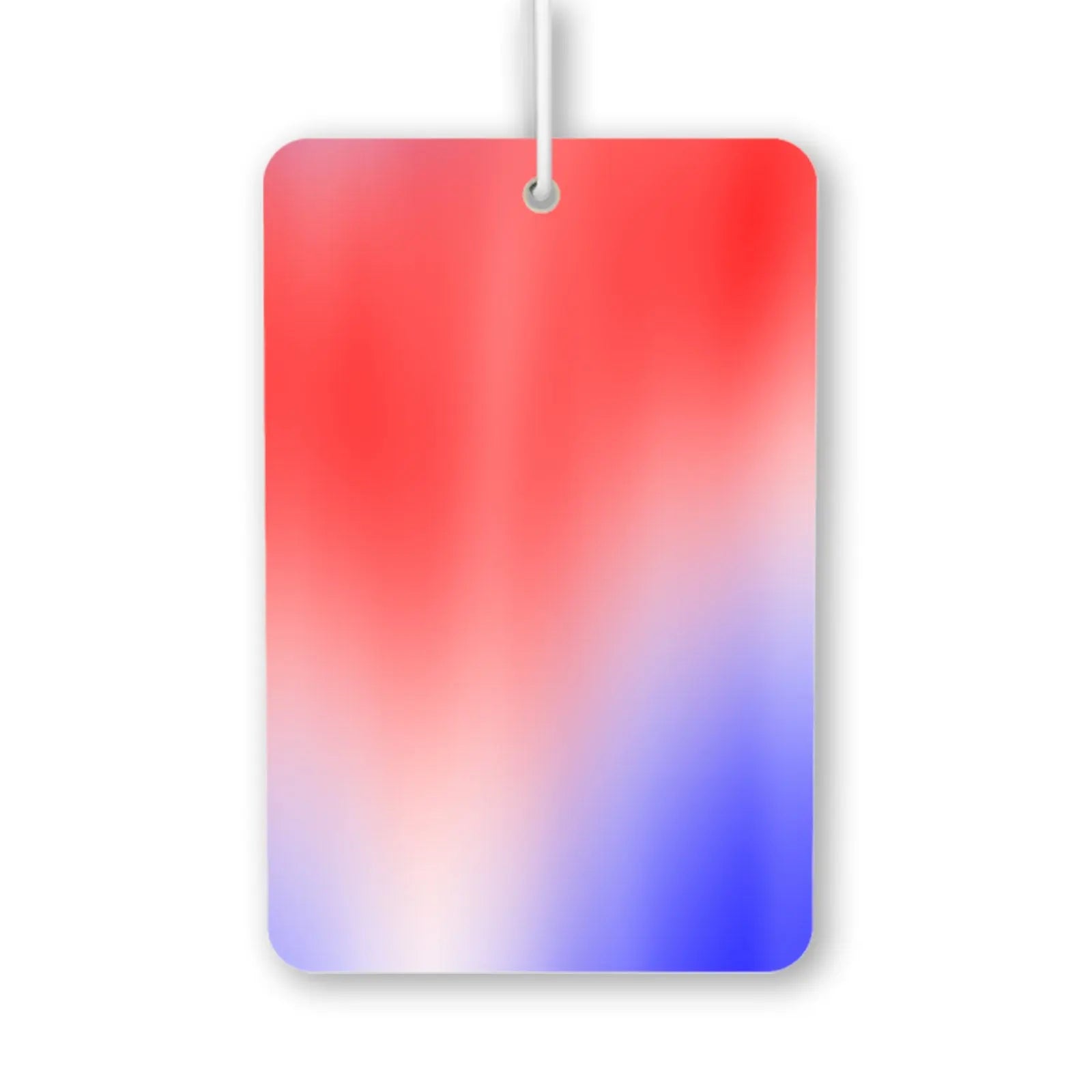 Vibrant Red and Blue Gradient Air Freshener