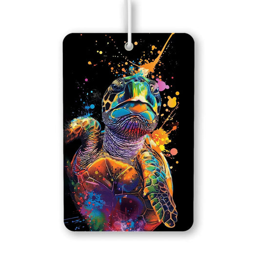 Vibrant Shell Splash Art Air Fresheners