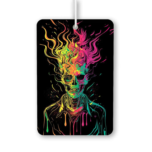 Vibrant Skull Art Scented Air Fresheners