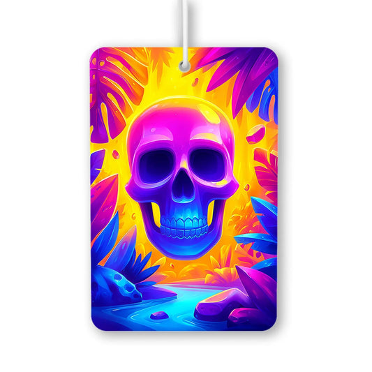 Vibrant Skull Design Air Freshener