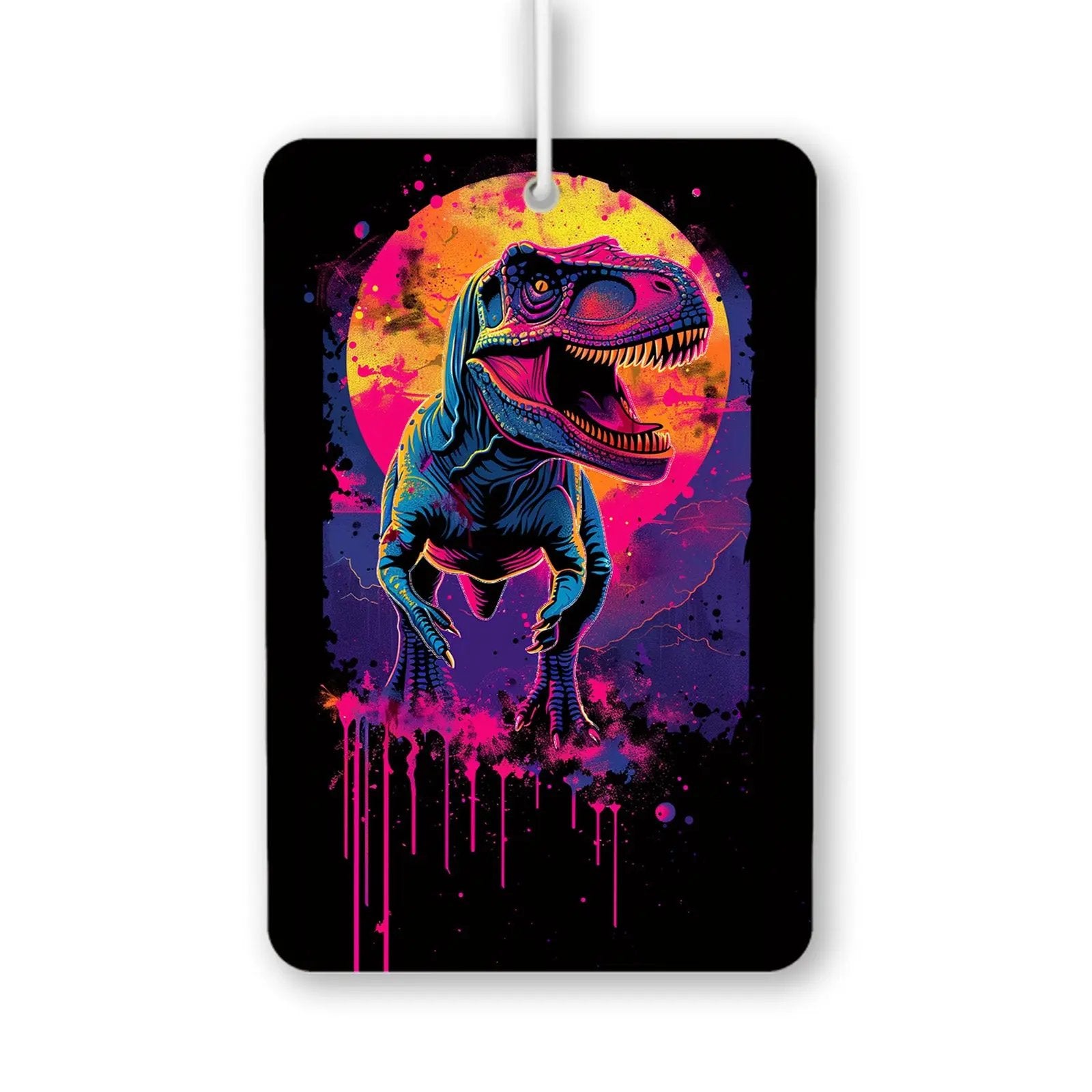 Vibrant T-Rex Graphic Air Freshener