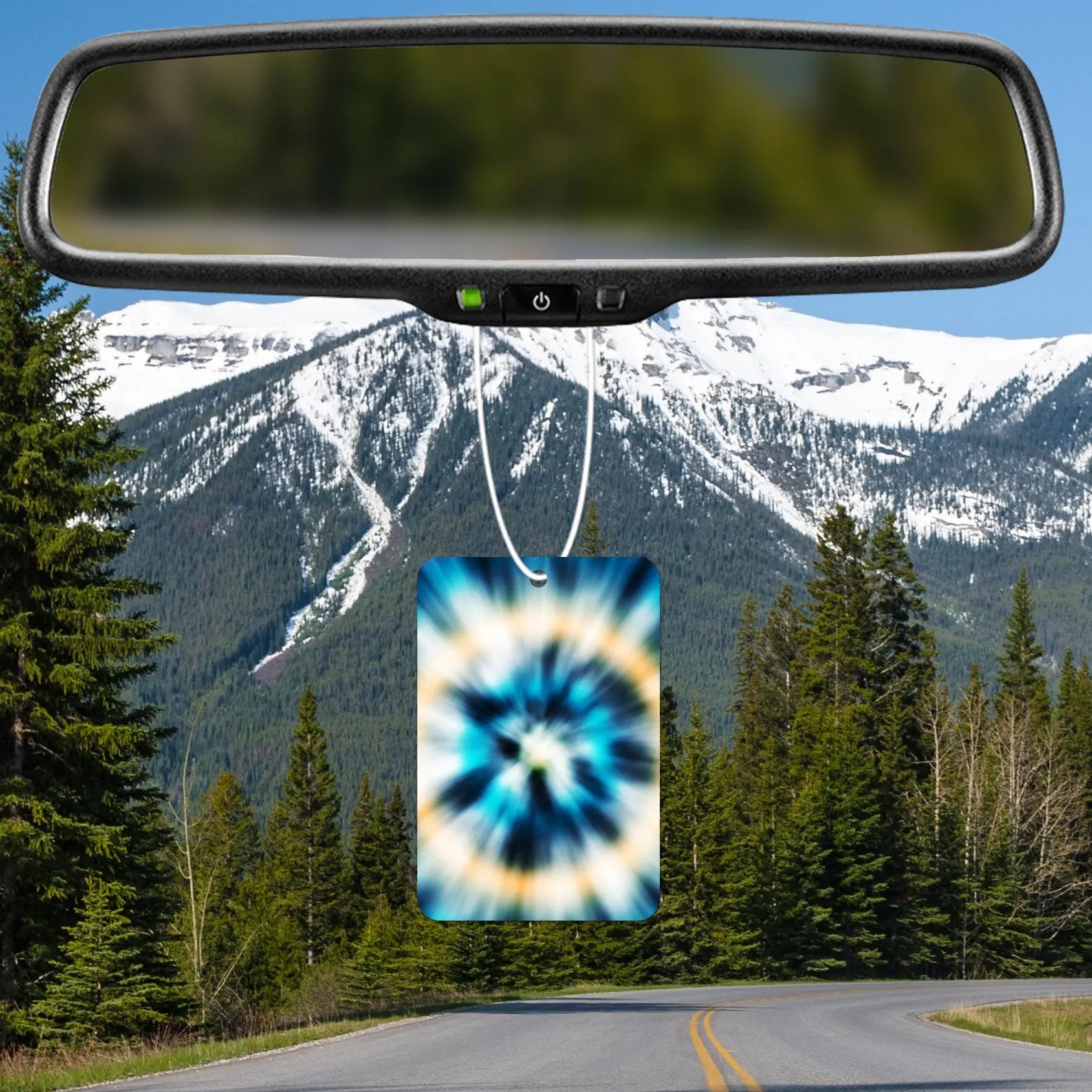 Vibrant Tie-Dye Swirl Air Freshener