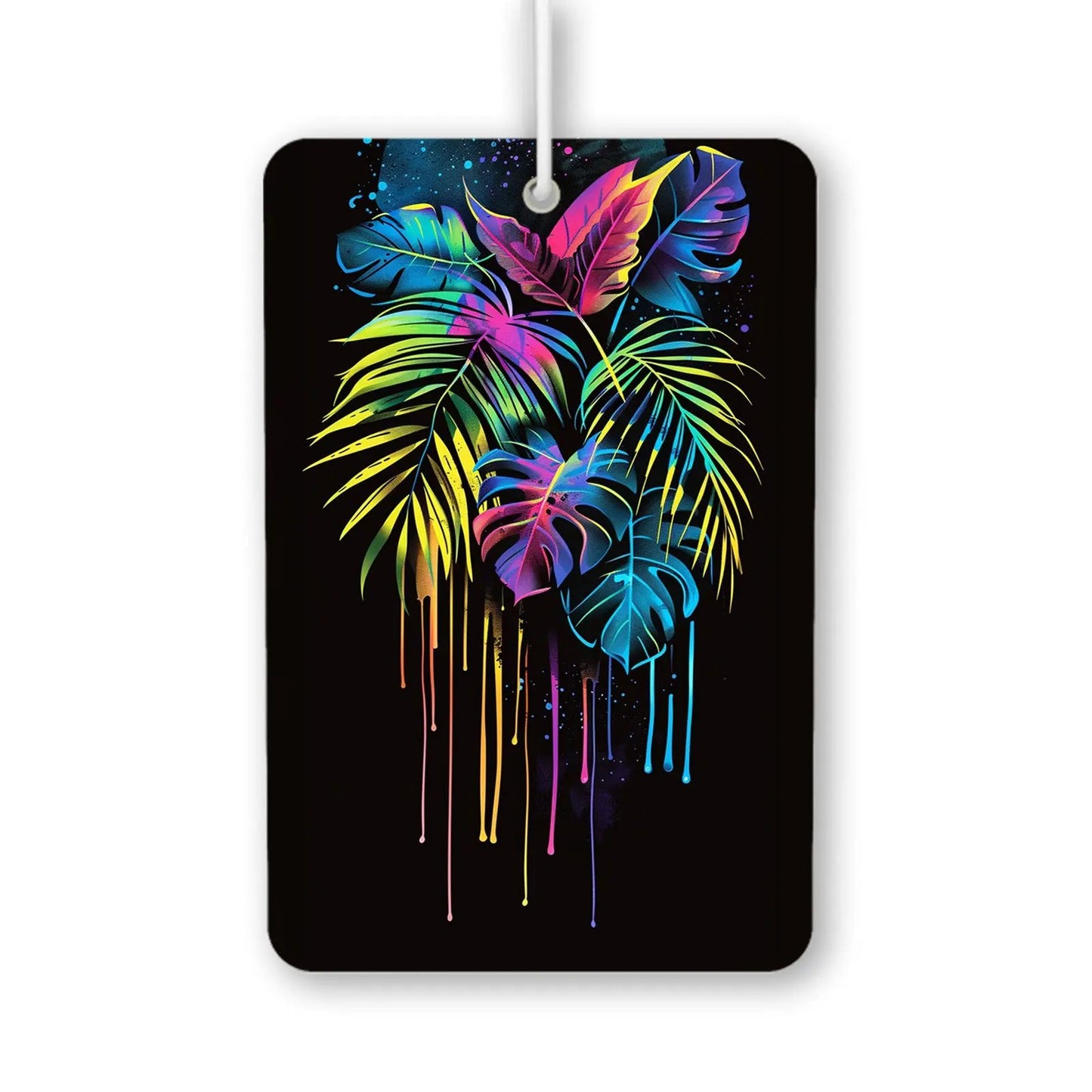 Vibrant Tropical Leaves Air Freshener