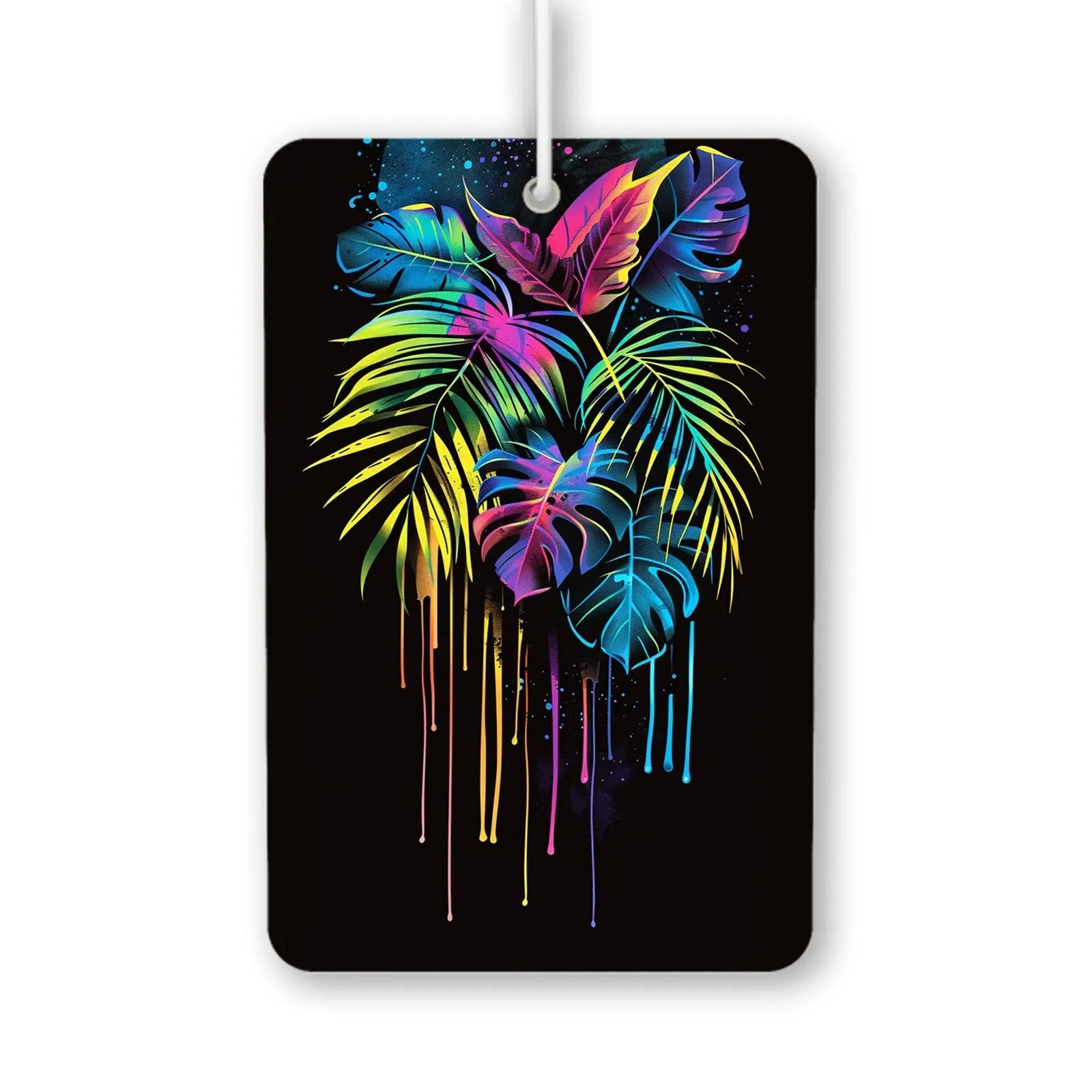 Vibrant Tropical Leaves Air Freshener