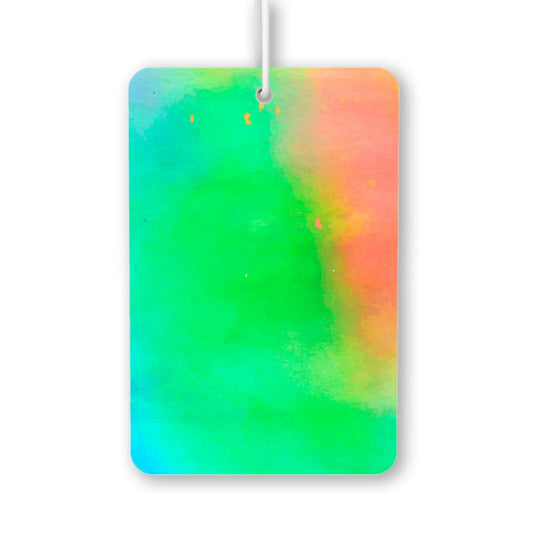 Vibrant Watercolor Splash Air Freshener