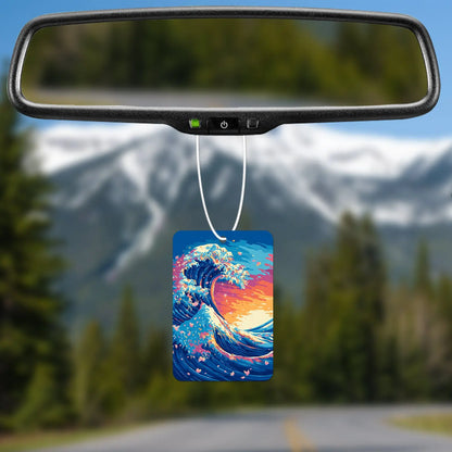 Vibrant Wave Art Air Freshener