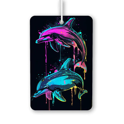 Vibrant Waves Dolphin Air Freshener