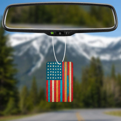 Vintage American Flag Air Freshener