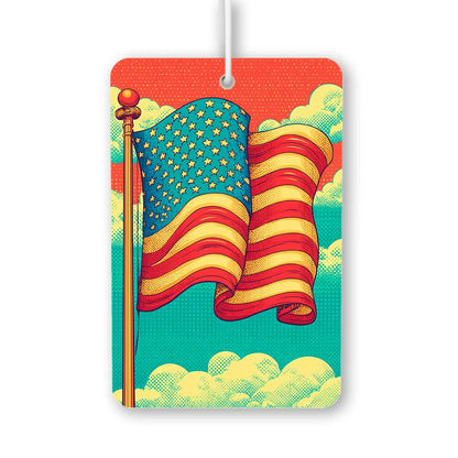 Vintage American Flag v3 Air Freshener