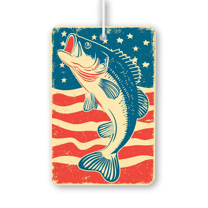 Vintage Bass Fish Design Air Freshener