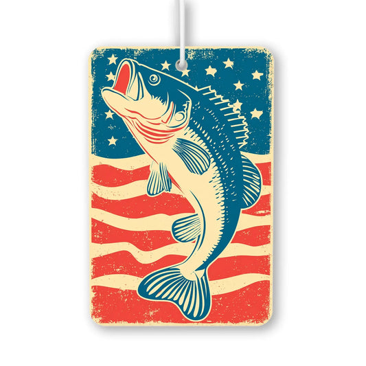 Vintage Bass Fish Design Air Freshener