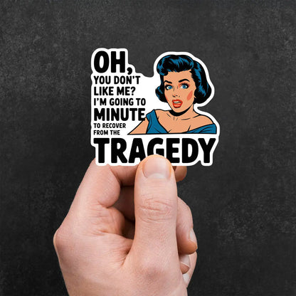 Vintage Glamour Quote Sticker