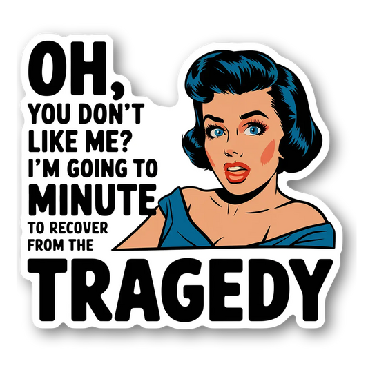 Vintage Glamour Quote Sticker