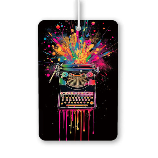 Vintage Typewriter Bloom Air Fresheners