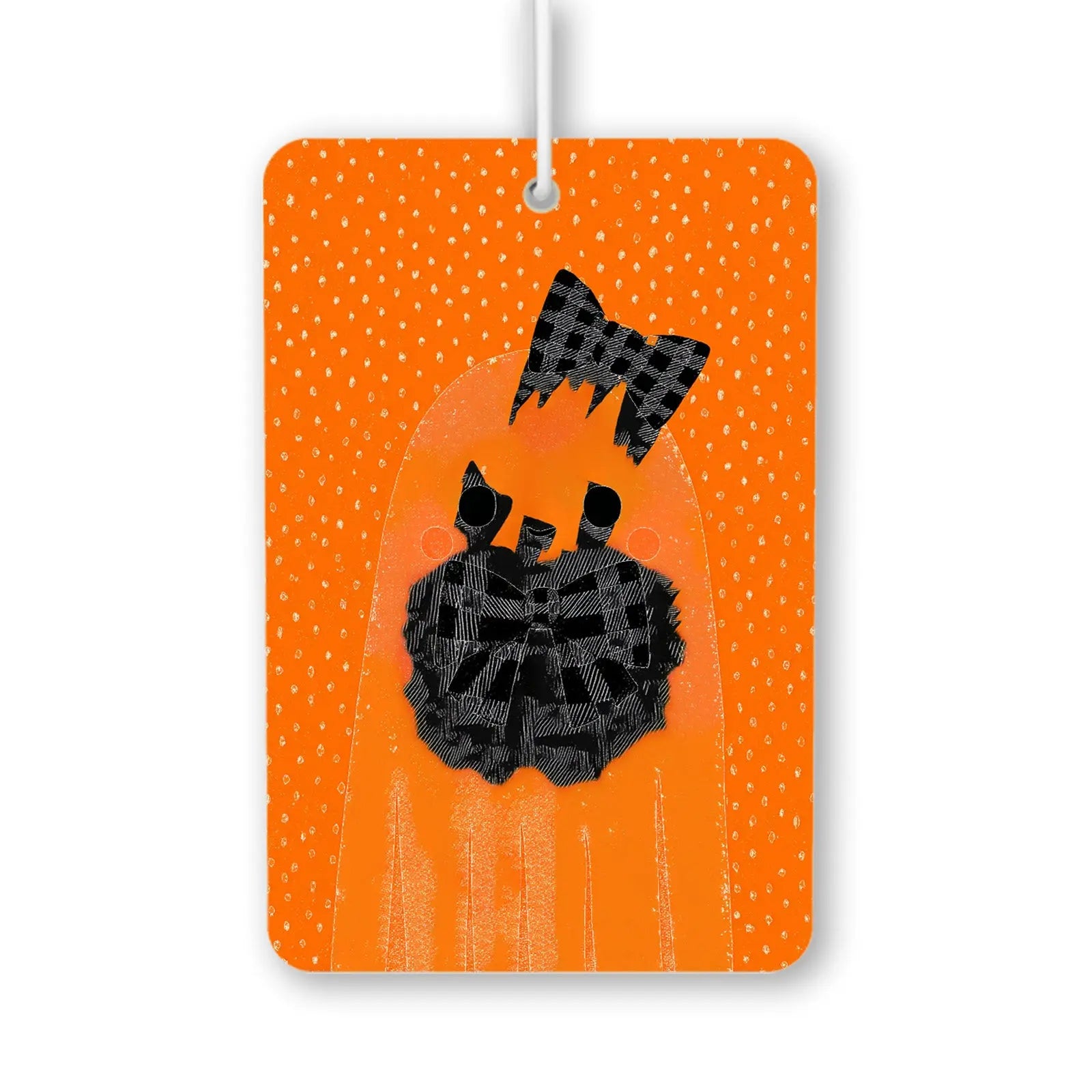 Whimsical Ghost Illustration Air Freshener