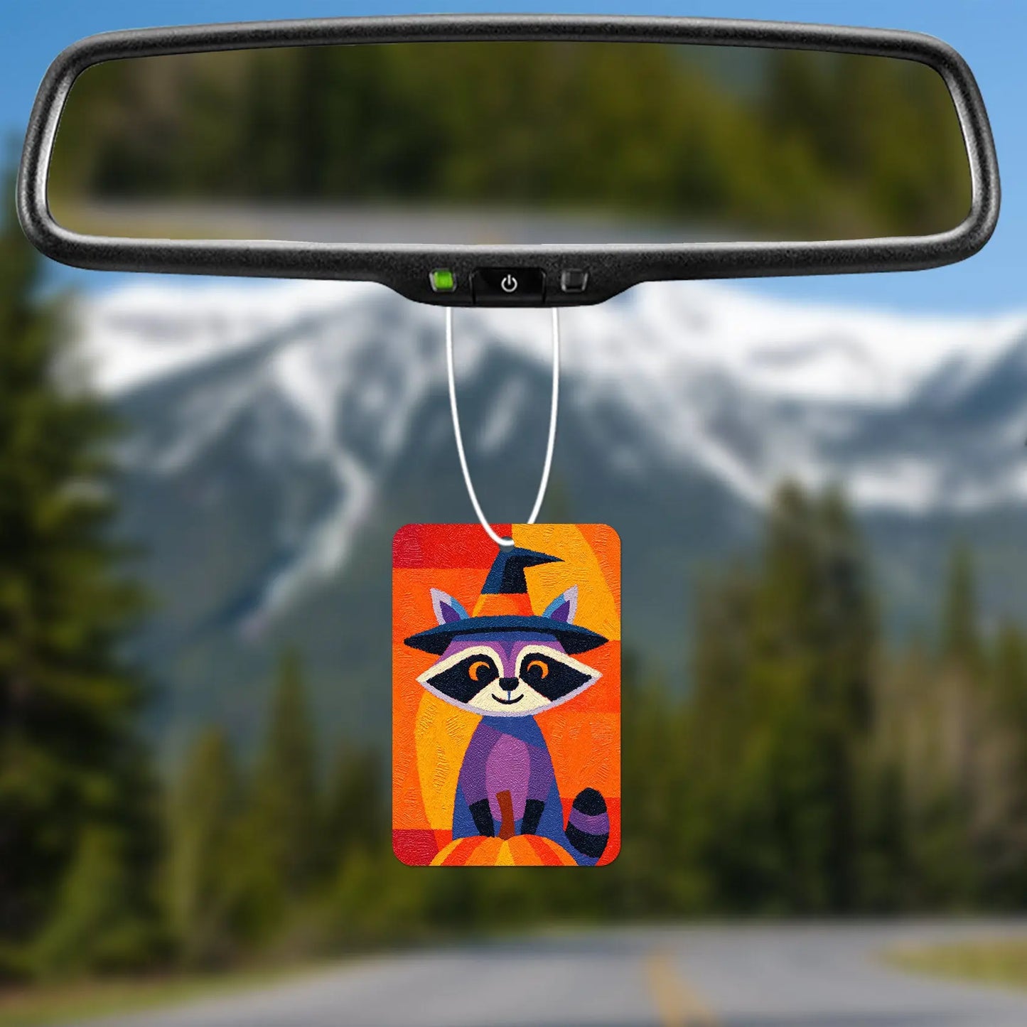 Whimsical Halloween Raccoon Air Freshener