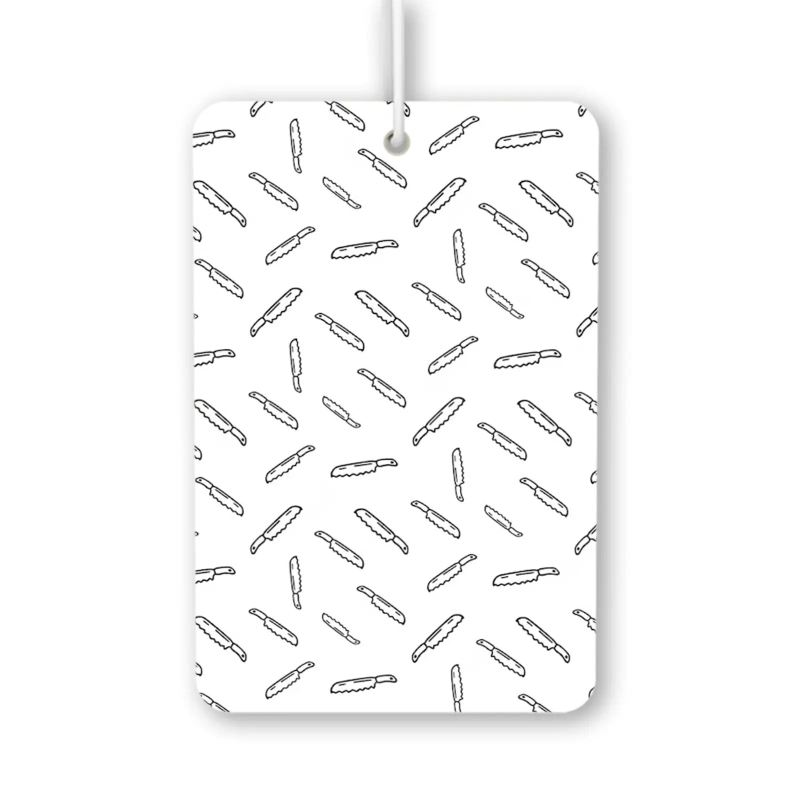 Whimsical Knife Pattern Air Freshener