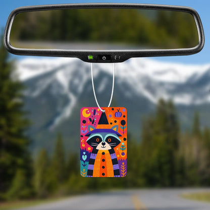Whimsical Raccoon Air Freshener