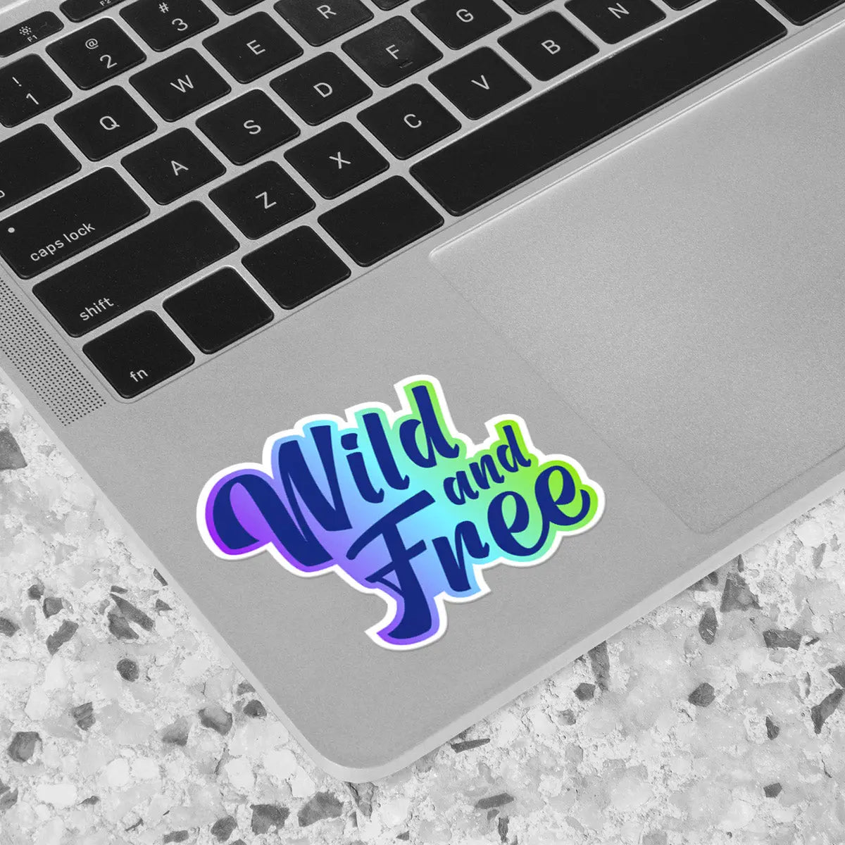 Wild and Free Sticker
