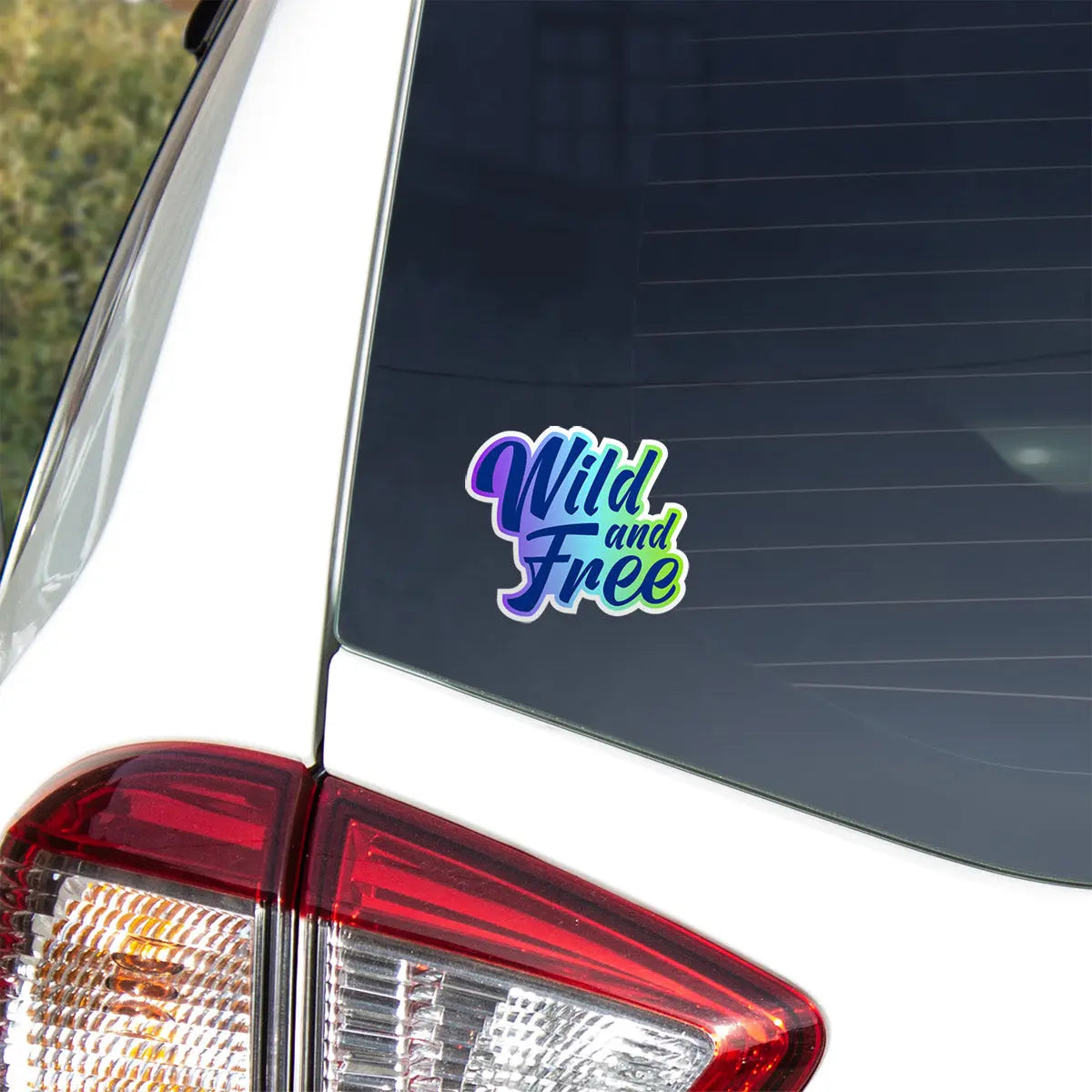 Wild and Free Sticker