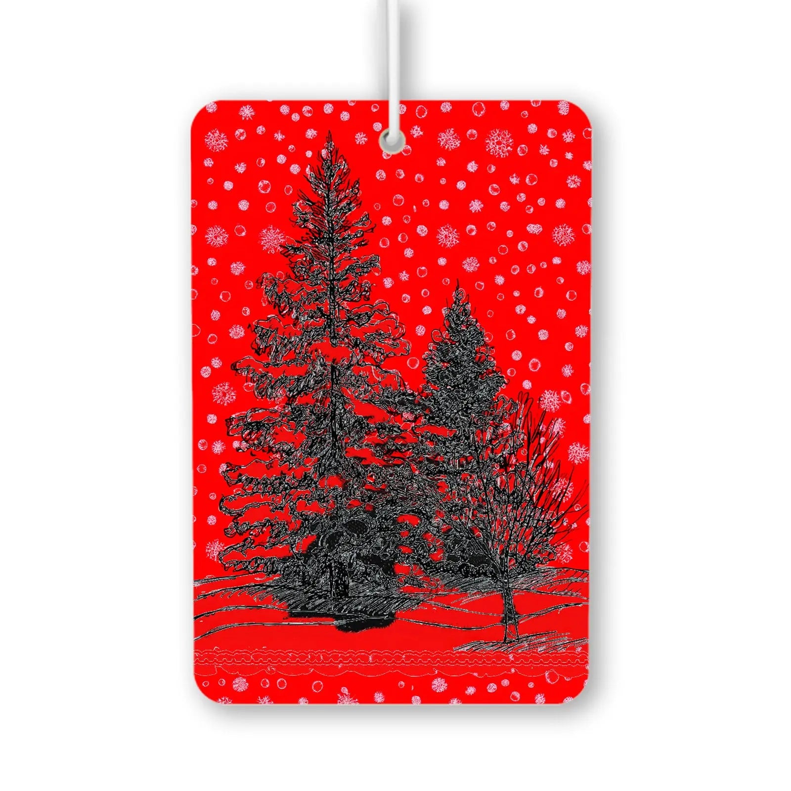 Winter Wonderland Trees Air Freshener
