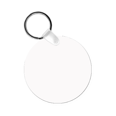 Circle 2-Sided Key Ring Tag - 2" x .030" Aluminum - Instafreshener